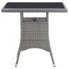 Garden Table Anthracite 80x80x74 cm - Stylish Outdoor Furniture