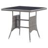 Garden Table Anthracite 80x80x74 cm - Stylish Outdoor Furniture