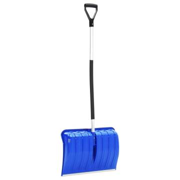 Snow Shovel Blue 145 cm Aluminium - Efficient Snow Removal