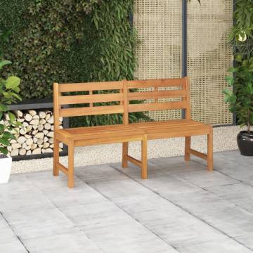 Garden Bench 150 cm - Solid Teak Wood for Outdoor Elegance