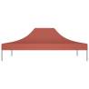 Party Tent Roof 4x3 m Terracotta - Durable & Weather-Resistant