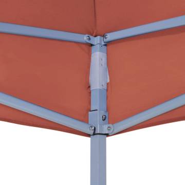 Party Tent Roof 4x3 m Terracotta - Durable & Weather-Resistant