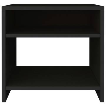 Elegant Black Bedside Cabinets - Set of 2 | Hipomarket UK