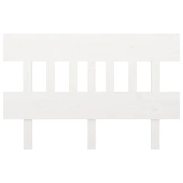 White Bed Headboard 143.5x81 cm - Solid Pine Wood