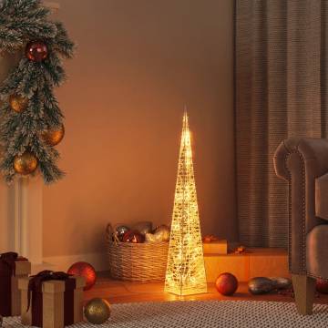 Christmas Light Cone 30 LEDs Warm White - 60 cm Decoration