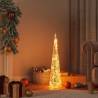 Christmas Light Cone 30 LEDs Warm White 60 cm Acrylic Colour warm white Size 60 cm Quantity in Package 1 Model with usb 