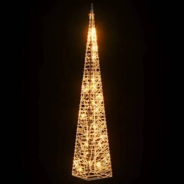 Christmas Light Cone 30 LEDs Warm White - 60 cm Decoration