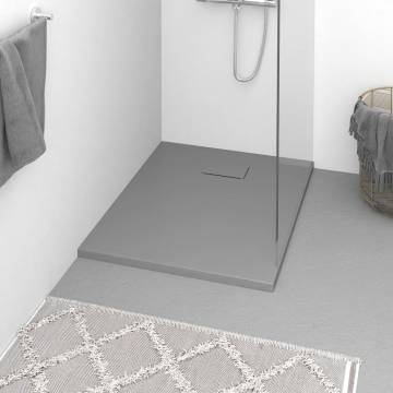 Shower Base Tray SMC Grey 90x70 cm - Durable & Stylish