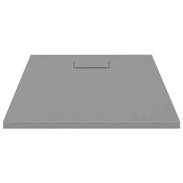 Shower Base Tray SMC Grey 90x70 cm - Durable & Stylish