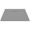 Shower Base Tray SMC Grey 90x70 cm - Durable & Stylish