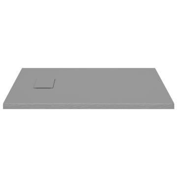 Shower Base Tray SMC Grey 90x70 cm - Durable & Stylish