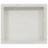 Shower Niche Matt White 41x36x10 cm - Stylish Bathroom Storage