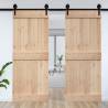 NARVIK Solid Pine Wood Door - 95x210 cm - Hipomarket