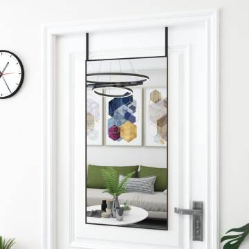 Door Mirror Black 50x100 cm - Stylish & Practical Decor