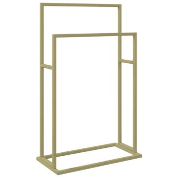 Freestanding Gold Towel Rack - Stylish Bathroom Storage