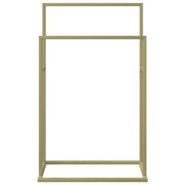 Freestanding Gold Towel Rack - Stylish Bathroom Storage