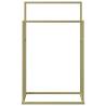 Freestanding Gold Towel Rack - Stylish Bathroom Storage