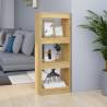 Book Cabinet/Room Divider 40x30x103.5 cm Solid Pinewood Colour natural Quantity in Package 1 Height 103.5 cm Width 40 cm 