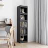 Stylish Grey Book Cabinet & Room Divider - Hipomarket