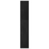 Elegant Black Book Cabinet & Room Divider - 40x30x167.5 cm