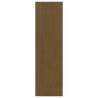 Honey Brown Book Cabinet & Room Divider - Solid Pinewood 100x30x103 cm