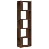 Book Cabinet Brown Oak - Stylish Storage Solution | Hipo Market