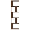 Book Cabinet Brown Oak - Stylish Storage Solution | Hipo Market