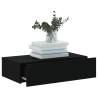 Stylish LED TV Cabinet - Black 60x35x15.5 cm | HipoMarket UK