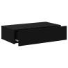 Stylish LED TV Cabinet - Black 60x35x15.5 cm | HipoMarket UK