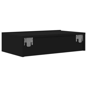 Stylish LED TV Cabinet - Black 60x35x15.5 cm | HipoMarket UK