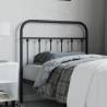 Metal Headboard Black 100 cm Colour black Size 100 cm Quantity in Package 1 