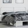 Stylish White Metal Headboard - 193 cm for Cozy Bedrooms