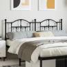 Metal Headboard Black 180 cm Colour black Size 180 cm Quantity in Package 1 