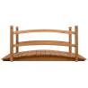 Garden Bridge 140x60 cm - Solid Firwood for Beautiful Gardens