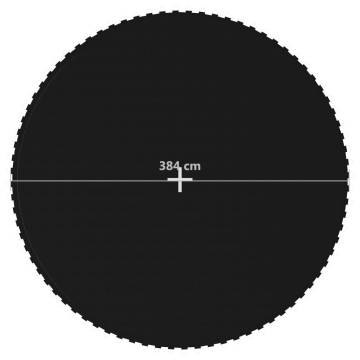 Quality Black Jumping Mat for 14ft Round Trampoline - HipoMarket