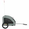 Pet Bike Trailer - Grey Oxford Fabric & Iron | HipoMarket