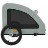 Pet Bike Trailer - Grey Oxford Fabric & Iron | HipoMarket