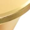 Gold Stretch Table Covers - 2 Pcs for Stylish Events