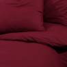 Duvet Cover Set Bordeaux 240x220 cm - 100% Cotton Comfort