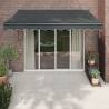 Retractable Awning Anthracite 3x2.5 m Fabric and Aluminium Colour anthracite (grey frame) Size 3 x 2.5 m Quantity in Package 1 