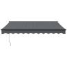 Retractable Awning Anthracite 3x2.5m - Durable & Stylish