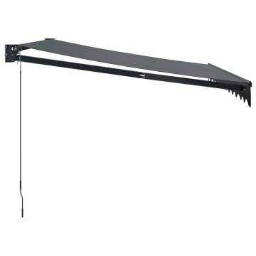 Retractable Awning Anthracite 3x2.5m - Durable & Stylish