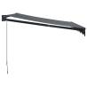 Retractable Awning Anthracite 3x2.5m - Durable & Stylish