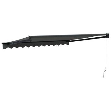 Retractable Awning Anthracite 3x2.5m - Durable & Stylish