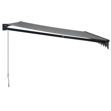 Retractable Awning Anthracite 4x3 m - Durable & Stylish