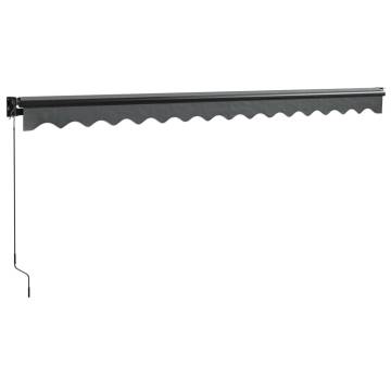 Retractable Awning Anthracite 4x3 m - Durable & Stylish