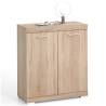 FMD Dresser with 2 Doors 80x34.9x89.9 cm Oak Colour oak Quantity in Package 1 Amount 