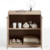 FMD Oak Dresser with 2 Doors - Versatile Storage Solution