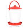 Automatic Poultry Drinker 18L - Easy Clean & Weather Resistant