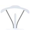 Suit Stand 45x35x107 cm - Stylish White Clothing Rack